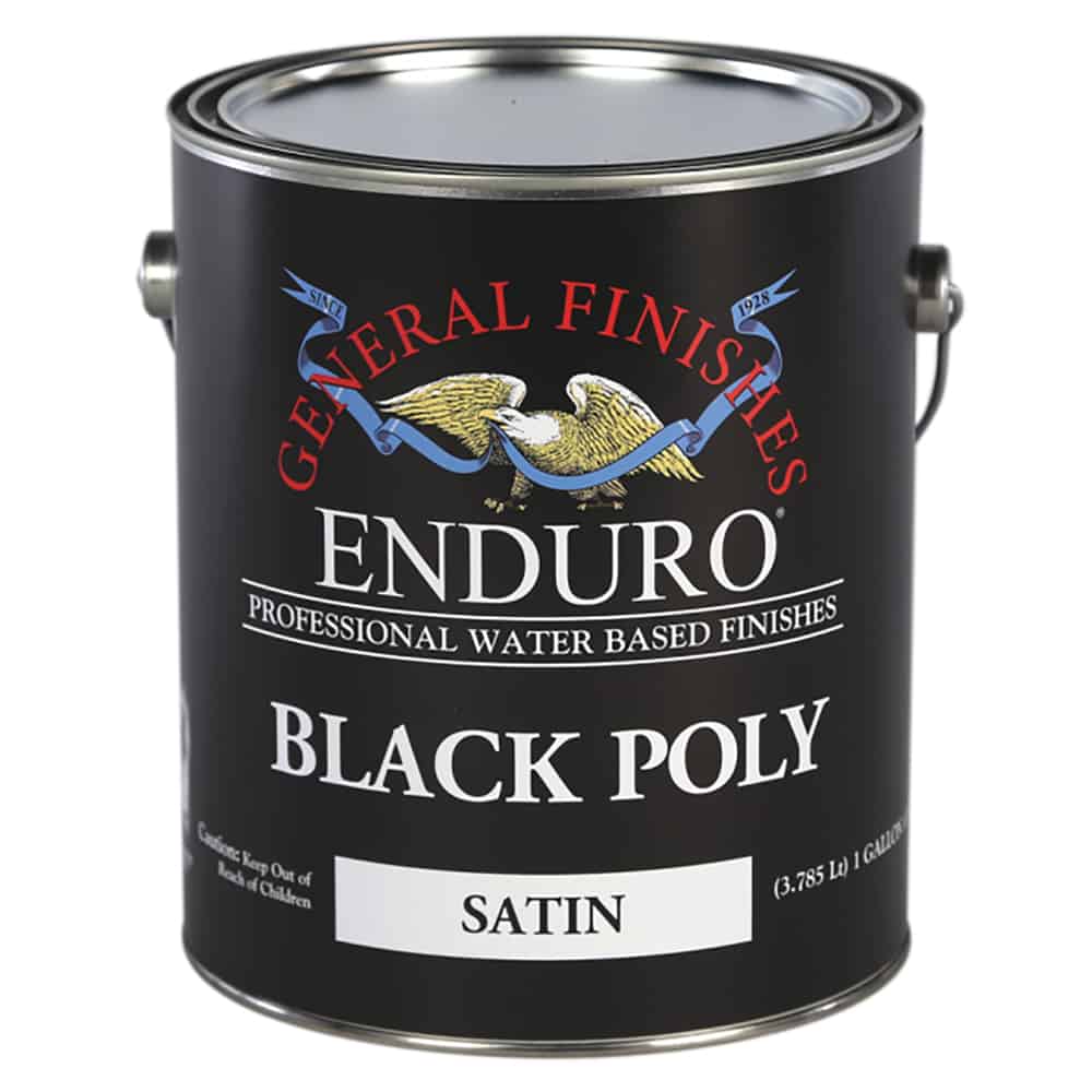 Black Poly Semi-Gloss Gallon