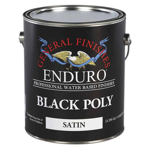 Black Poly Satin Gallon