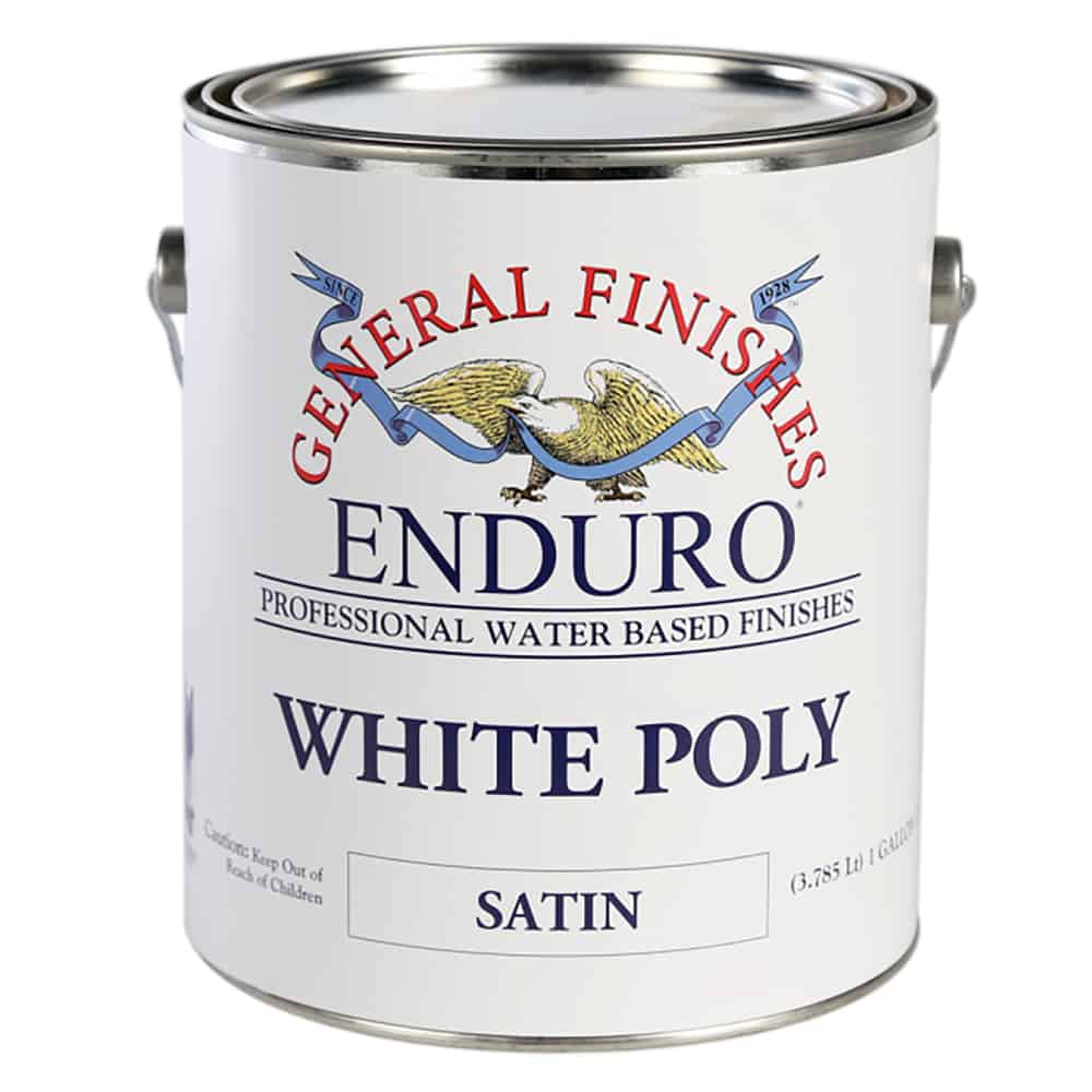 White Poly Satin Gallon